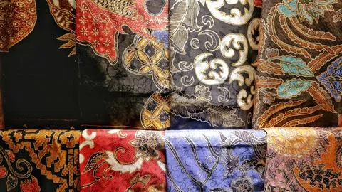 Batik Cloth Foto stock