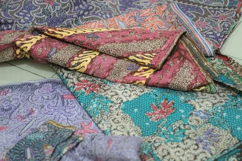 Batik fabric Foto stock