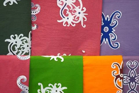 Batik fabric Stock Photos