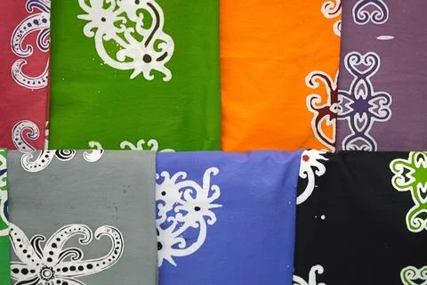 Batik fabric Stock Photos