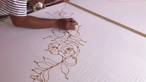 Batik Stock Footage 103253701