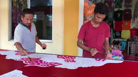 Batik Stock Footage 103261620