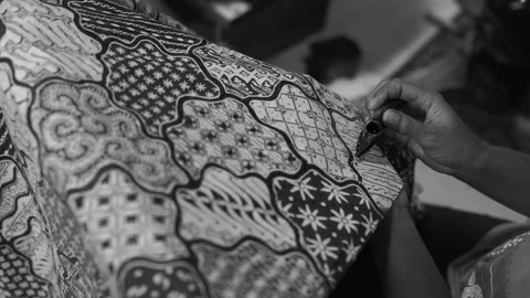 Batik Stock Footage 131442872