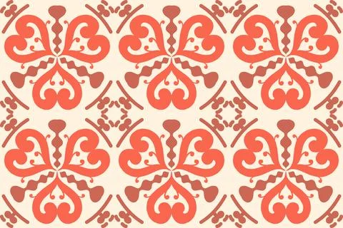 Batik motif or pattern design Stock Illustration