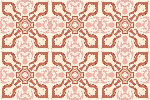 Batik motif or pattern design Stock Illustration