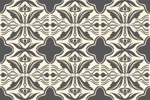 Batik motif or pattern design Stock Illustration