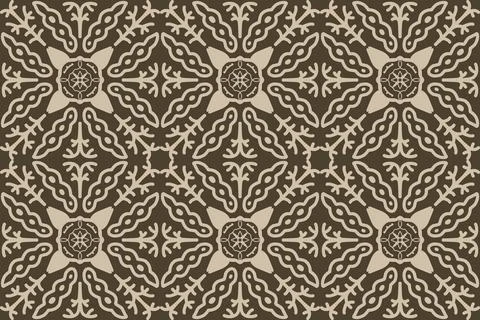 Batik motif or pattern design Stock Illustration
