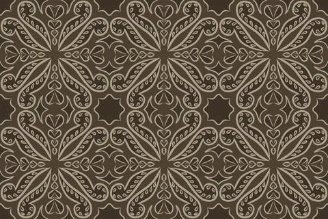 Batik motif or pattern design Stock Illustration