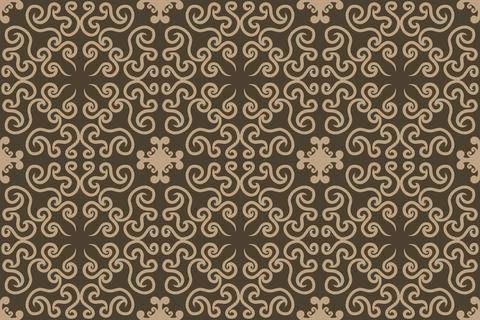 Batik motif or pattern design Stock Illustration