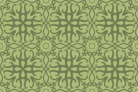 Batik motif or pattern design Stock Illustration