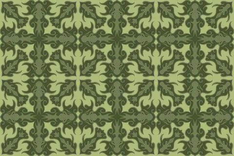 Batik motif or pattern design Stock Illustration