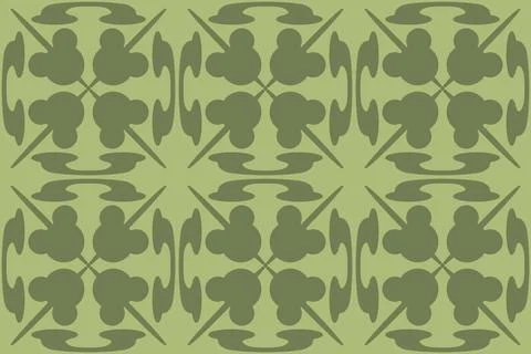 Batik motif or pattern design Stock Illustration