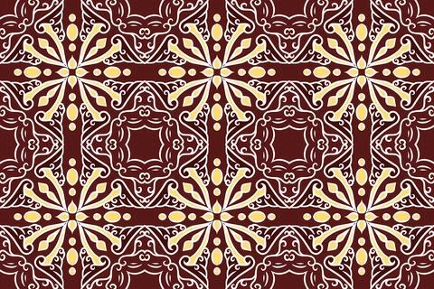 Batik motif or pattern design Stock Illustration