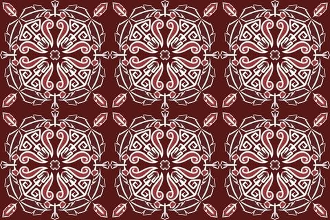 Batik motif or pattern design Stock Illustration