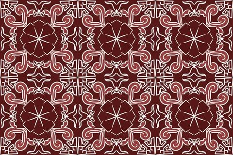 Batik motif or pattern design Stock Illustration