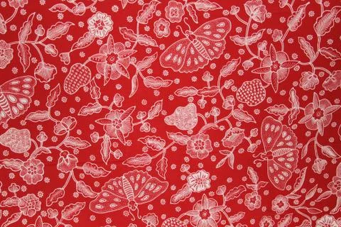 Batik motif sample design from Java, Indonesia Foto stock