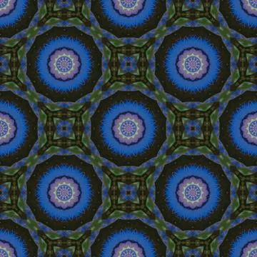 Batik pattern and computer processing Stock Illustration