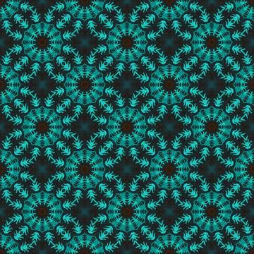 Batik pattern and computer processing Stock Illustration