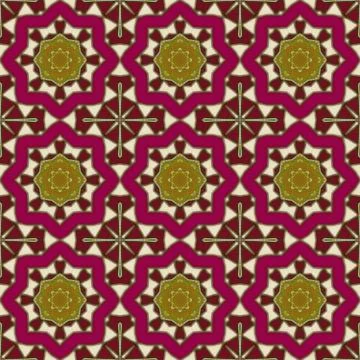 Batik pattern and computer processing Stock Illustration