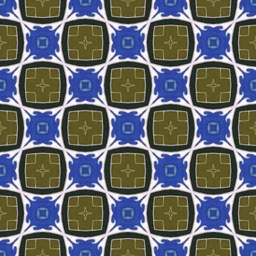 Batik pattern and computer processing Stock Illustration