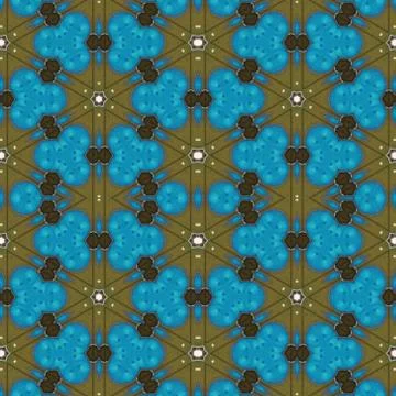 Batik pattern and computer processing Stock Illustration