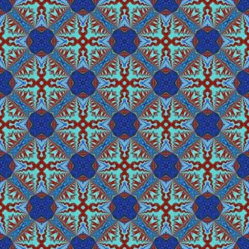 Batik pattern and computer processing Stock Illustration