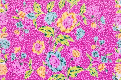 Batik pattern Close up pink batik pattern of traditional. Copyright: xZoon... Stock Photos