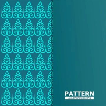 Batik Pattern Ornament Vector Illustration Stock Illustration