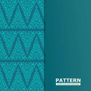 Batik Pattern Ornament Vector Illustration Illustrazione stock