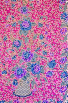 Batik pattern 스톡 사진