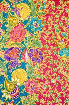 Batik pattern, traditional thai style 스톡 사진