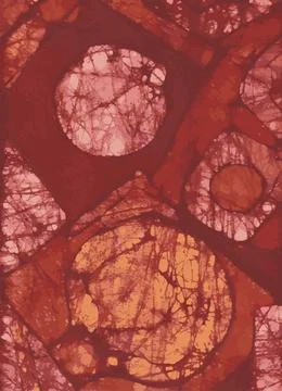 Batik pattern with vibrant colors. Stock Illustration