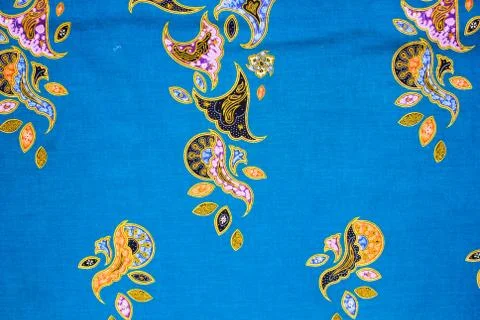 Batik sarong  pattern background in Thailand, traditional batik sarong in Asi Stock Photos