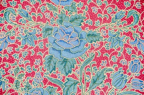 Batik sarong pattern background in Thailand. 스톡 사진