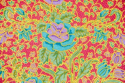 Batik sarong pattern background in Thailand. 스톡 사진