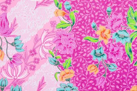 Batik sarong pattern background in Thailand. 스톡 사진