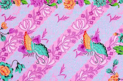 Batik sarong pattern background in Thailand. batik sarong pattern backgrou... 스톡 사진