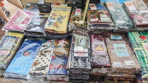 Batik sarong 스톡 사진