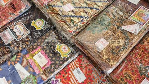 Batik sarong 写真素材