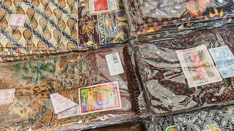 Batik sarong Foto stock