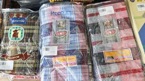 Batik sarong Foto stock