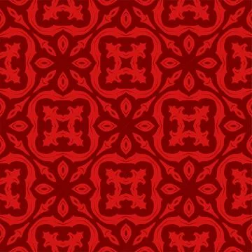 Batik seamless background. Songket pattern ornament with vintage style Stock Illustration