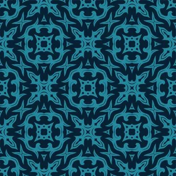 Batik seamless background. Songket pattern ornament with vintage style Stock Illustration