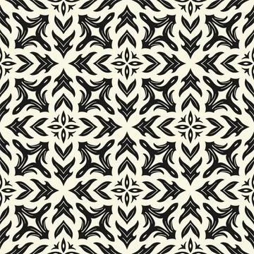 Batik seamless background. Songket pattern ornament with vintage style Stock Illustration