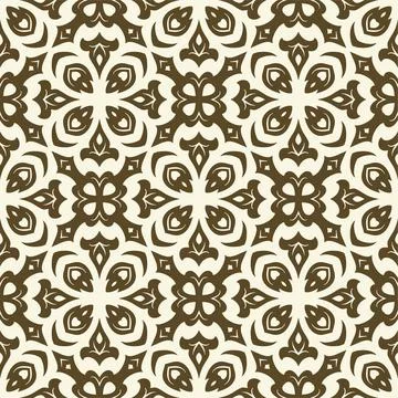 Batik seamless background. Songket pattern ornament with vintage style Stock Illustration