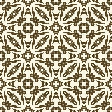 Batik seamless background. Songket pattern ornament with vintage style Stock Illustration