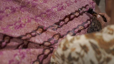Batik Tulis Stock Footage 104221820