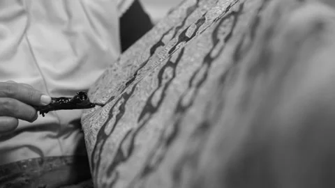Batik Tulis Stock Footage 131443305