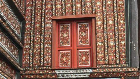 Batik walls Stock-Fotos