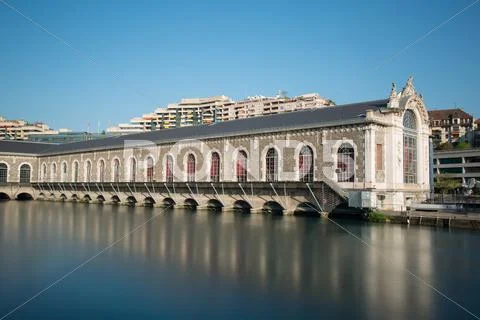 Batiment des Forces Motrices Stock Photos